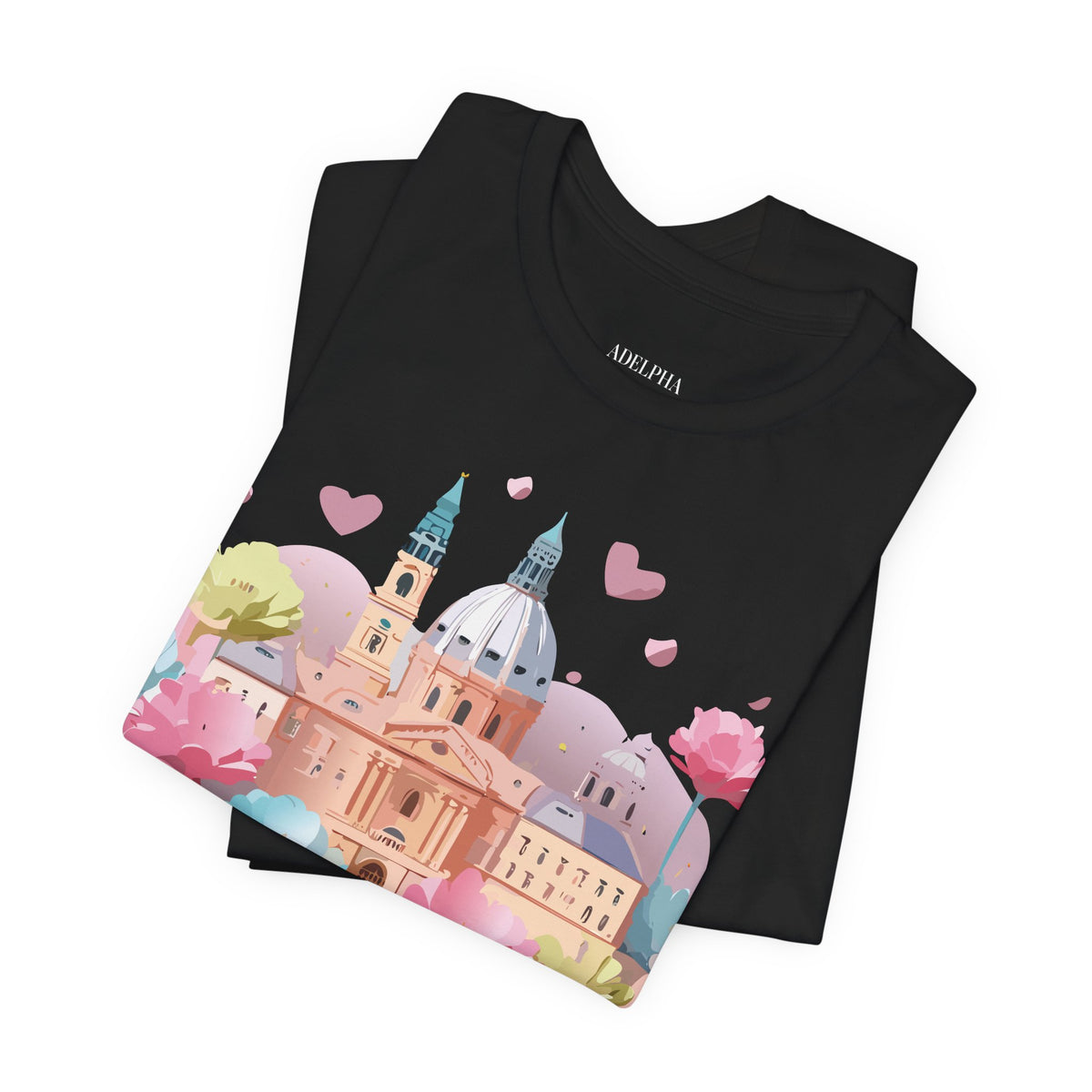 Unisex Cotton Bella+Canvas Tee with Prague