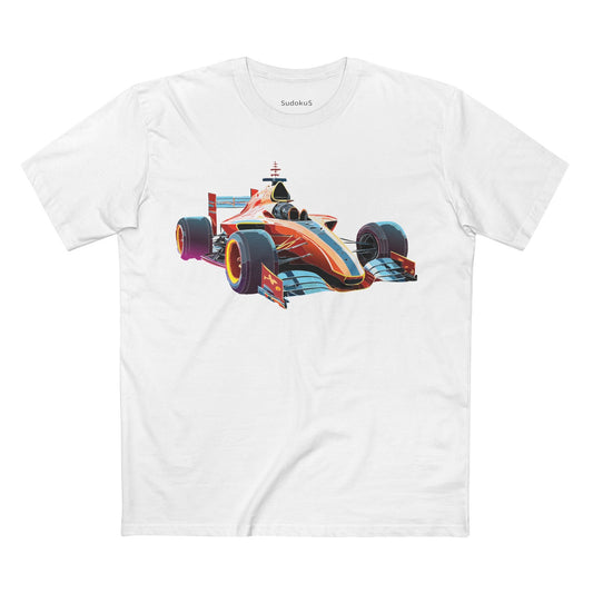Car Graphic Unisex 100 Cotton Staple Tee 10