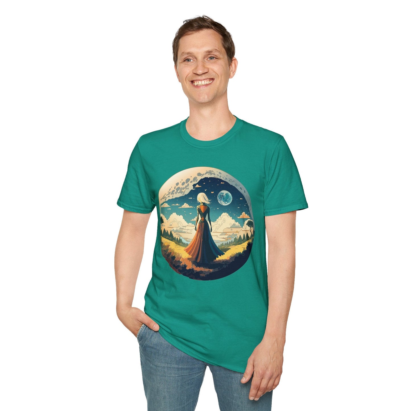 Womens Graphic T Shirts Art Design Tee Unisex Softstyle 64000 Cotton Tee Comfortable Everyday Wear