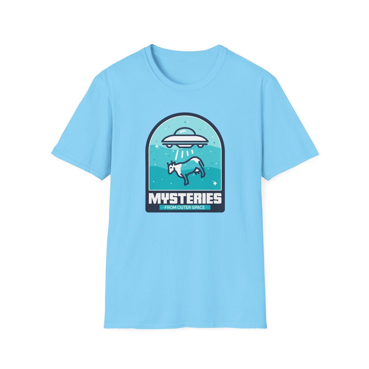 Funny UFO Aliens Graphic Unixes Gildan 100 Cotton Tee Shirt 127