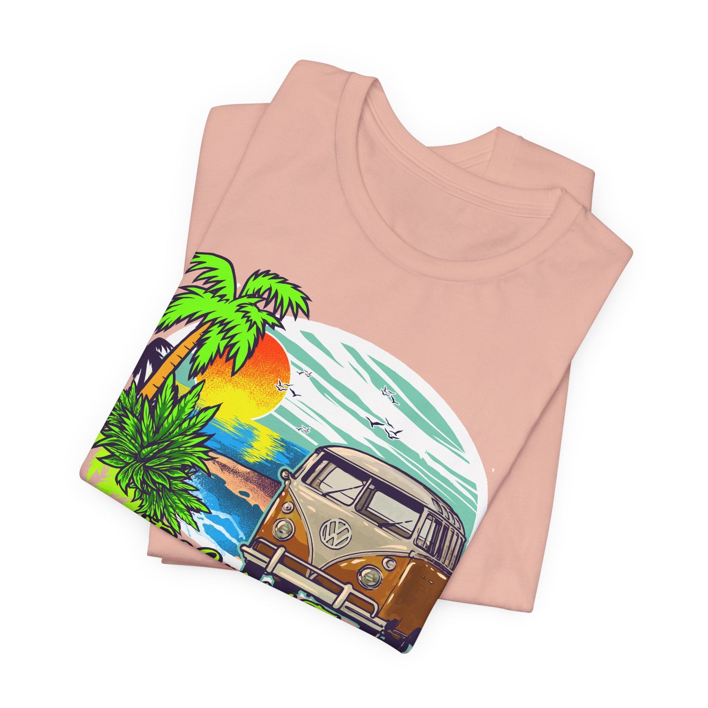 Old Bus Retro Poster Graphic Design Tee, Old Bus Shirt, Vintage Tees, Art Design T-Shirt, Graphic Tee, Retro Art Shirts