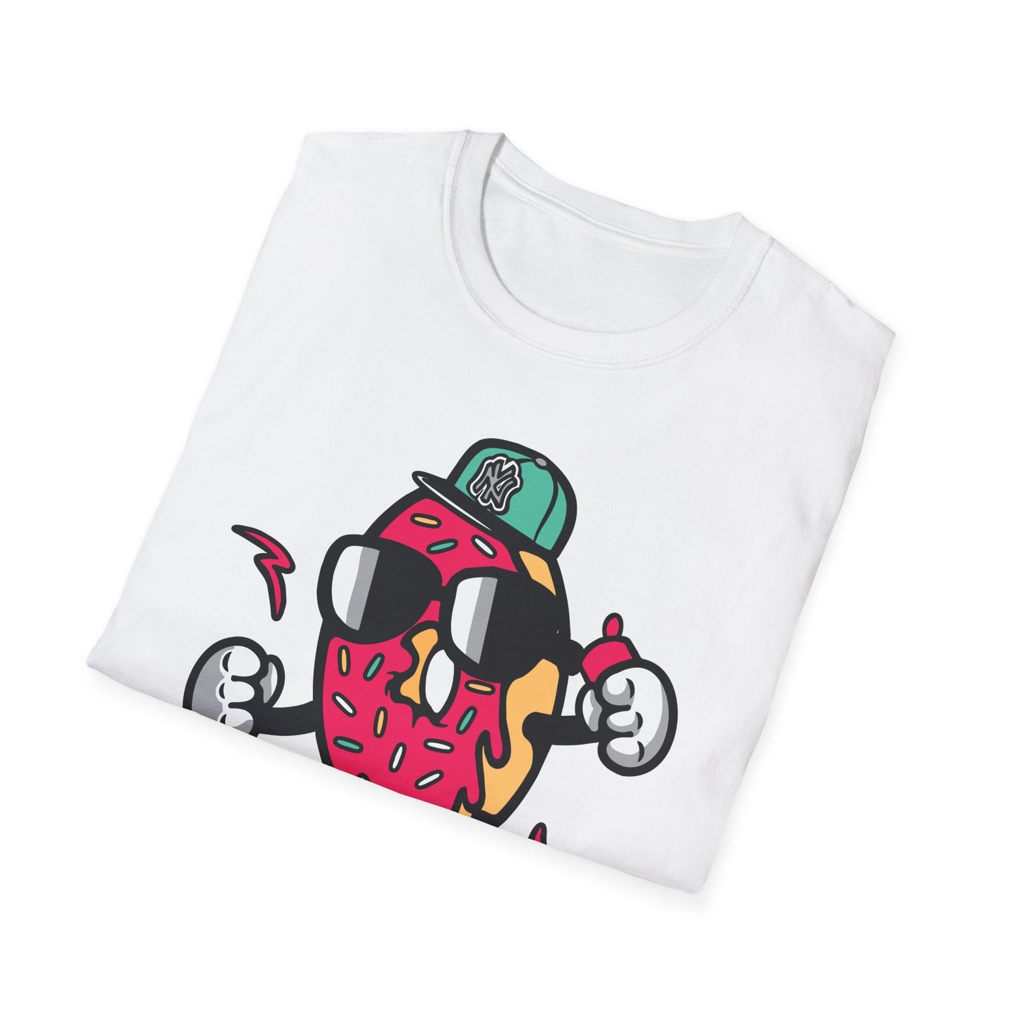 Cartoon T Shirt Animation Tee Funny Art Graphic Shirt Unisex Gildan Softstyle 64000