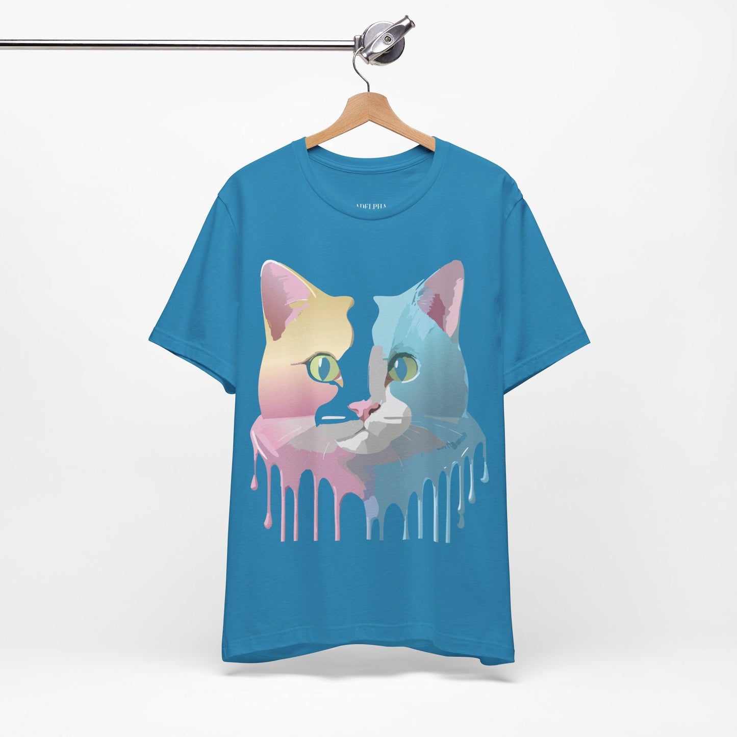 Cat Graphic Tee Unisex Vintage Inspired Shirt By Adelpha Limited Edition