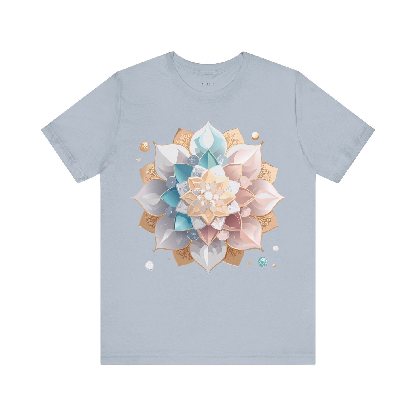 Adelpha Mandala Graphic Tee Unisex Jersey Short Sleeve Art Design Shirt Premium Comfort Wear