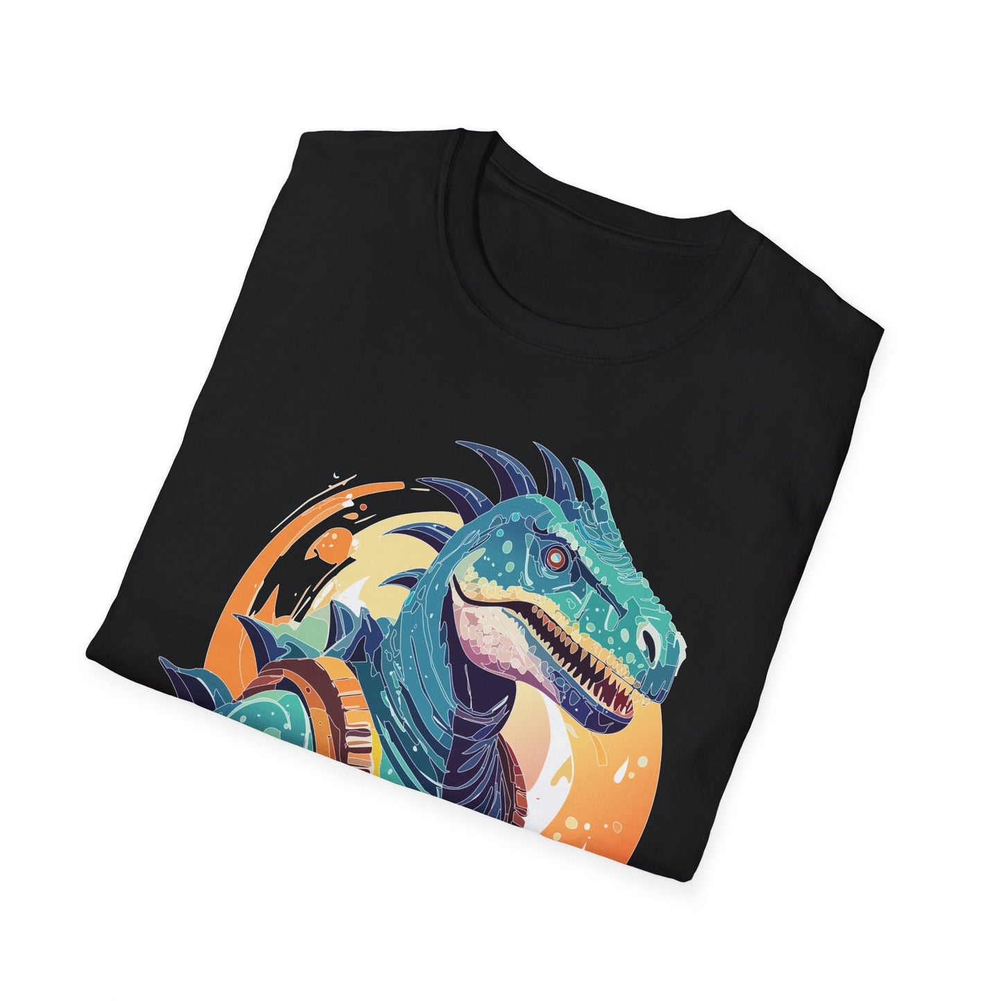 Alien Graphic Unisex Cotton Softstyle UFO Artwork Tee 17
