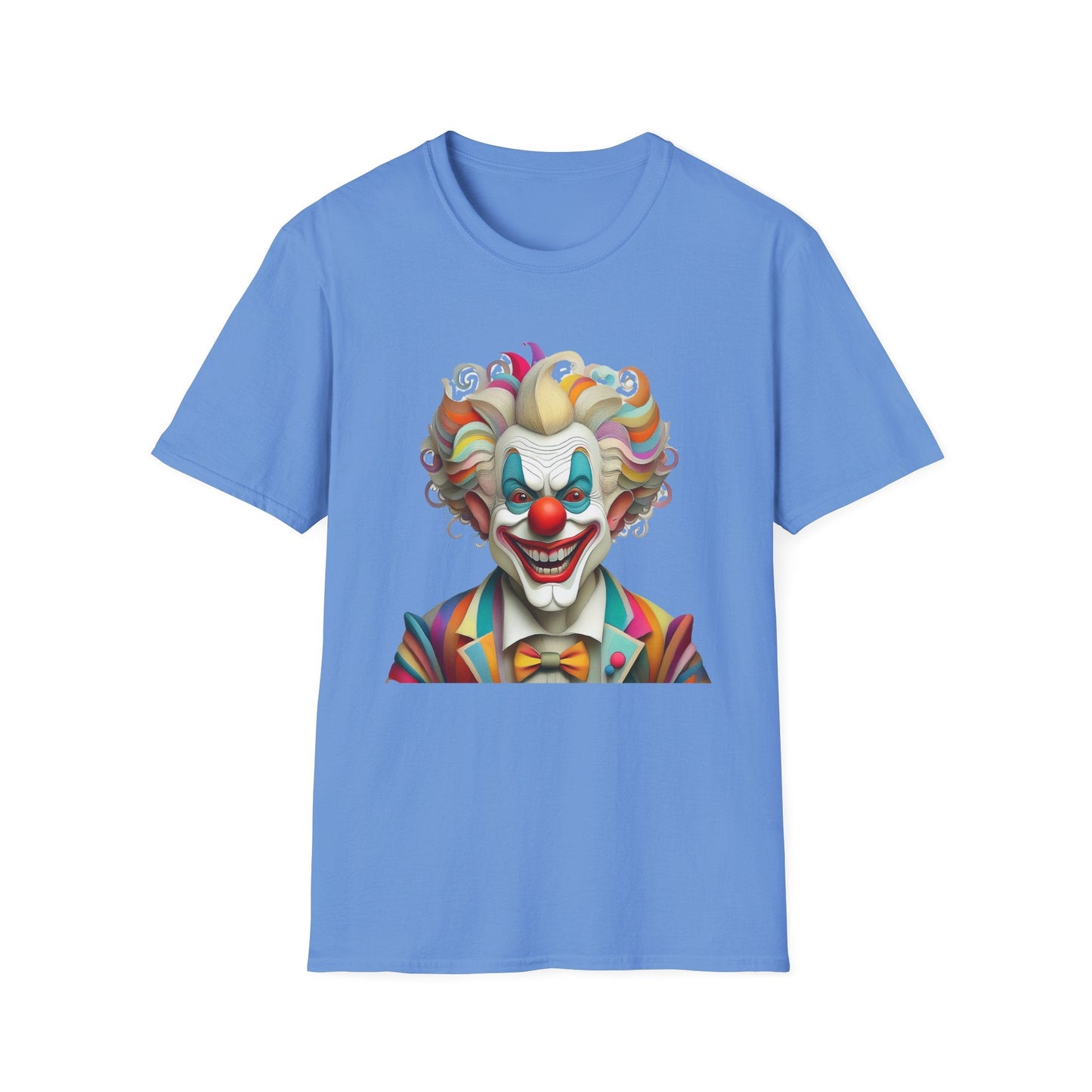 Clown Shirt Unisex T Shirt With Funny Man Circus Motif And Scary Man Design Graphic Print