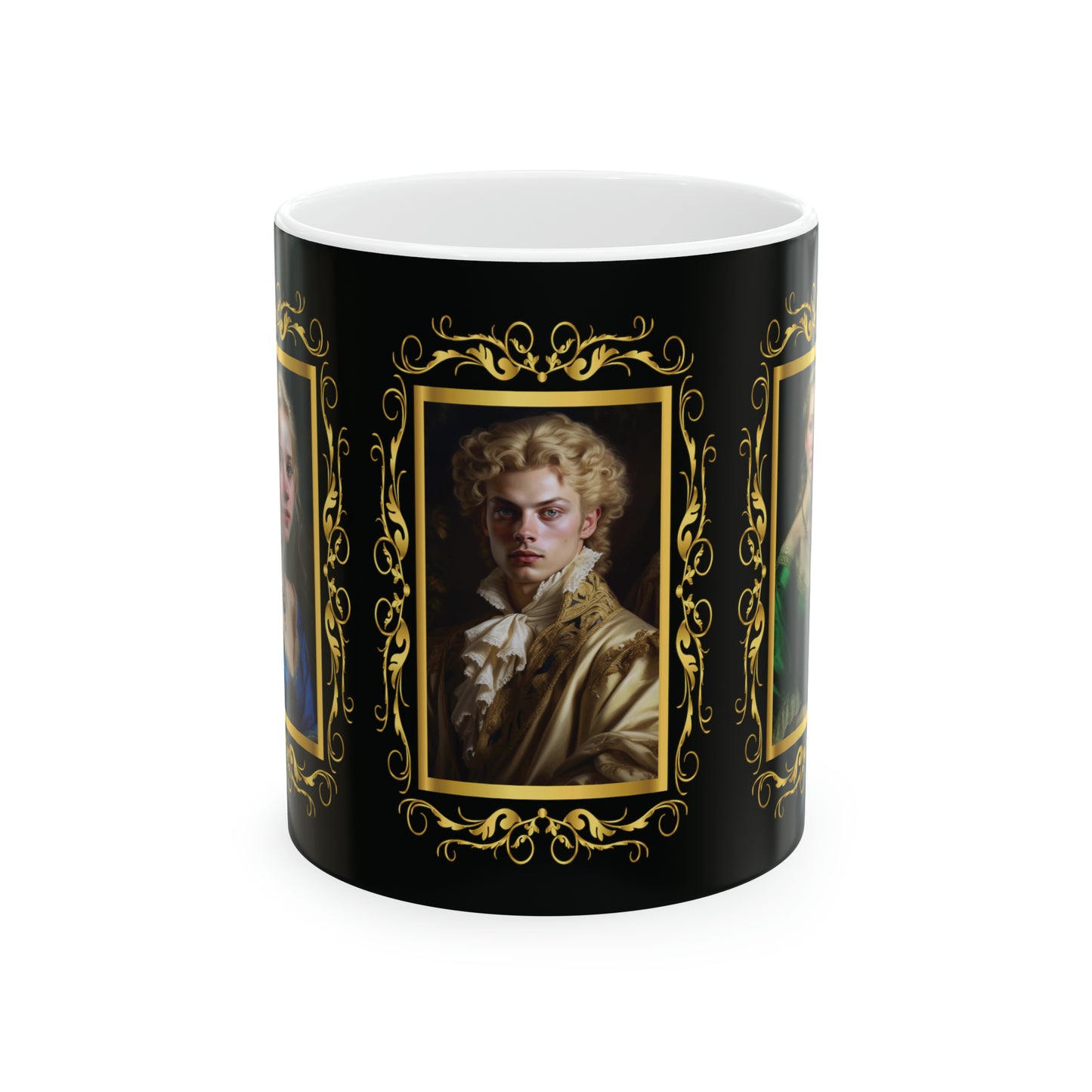 Tasse à café et à thé avec portraits antiques