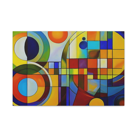 Abstract Oil Painting Print Canvas 24x16 30x20 36x24 48x32 60x40 Bright Latex Inks Horizontal Pine-Wood Inner Frame ABH-18