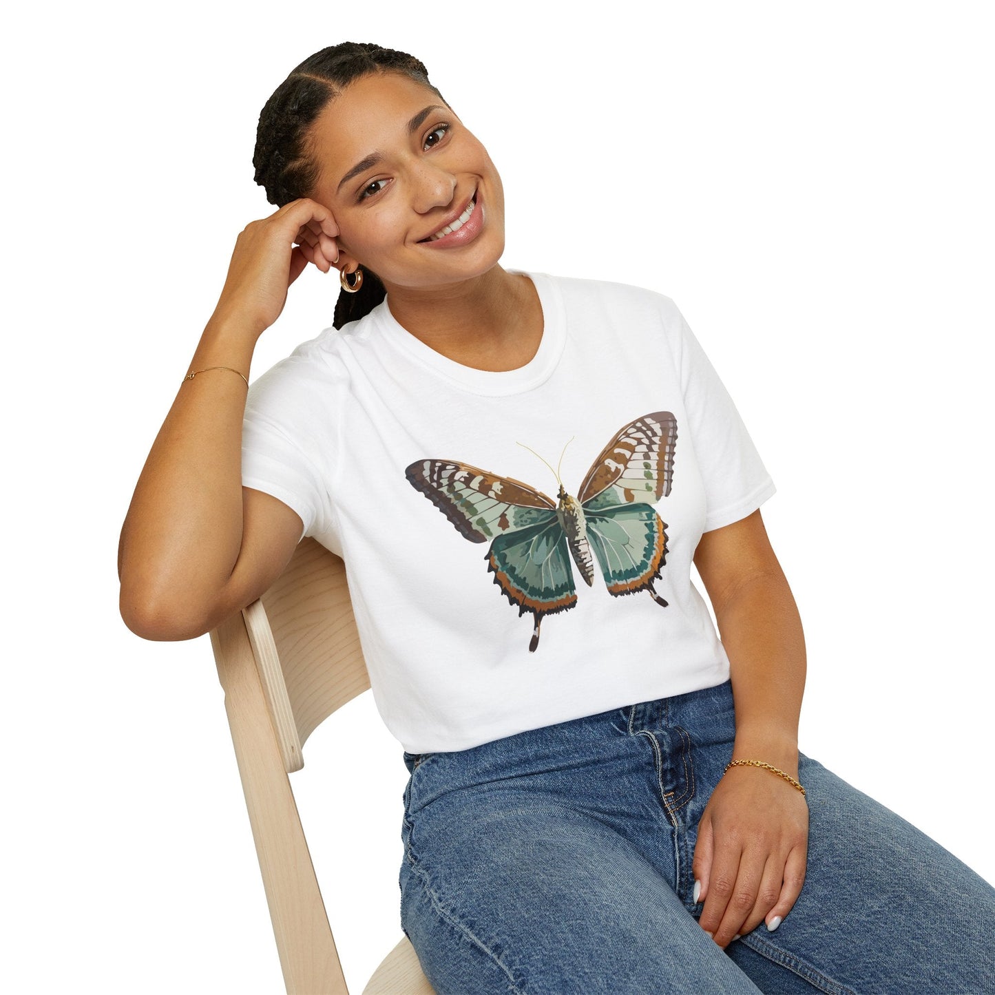 Butterfly Monarch Shirt Unisex Gildan Softstyle 64000 T Shirt 100 Percent Cotton
