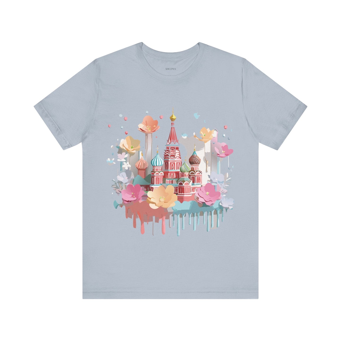 Unisex Graphic Tee From Adelpha Moscow Themed Tourist Shirt Vintage Inspired Art