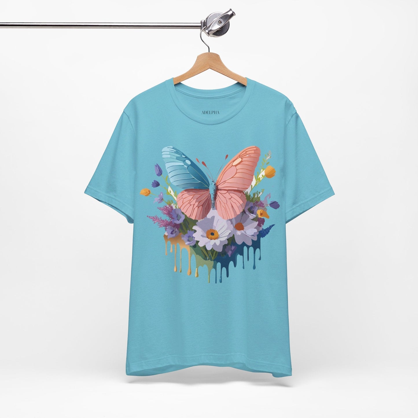 Butterfly Graphic Tee Unisex Art Design Shirt With Vintage Adelpha Artwork
