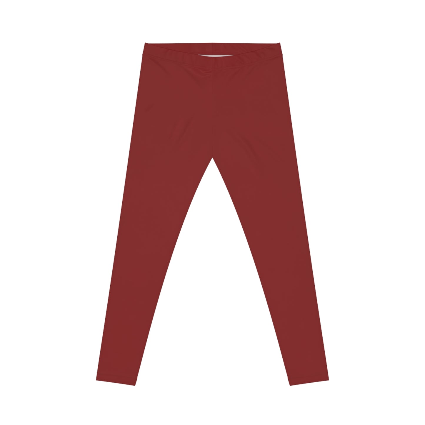 Crushed Berry Color Women's Poly-Span Casual Leggings XS-2XL