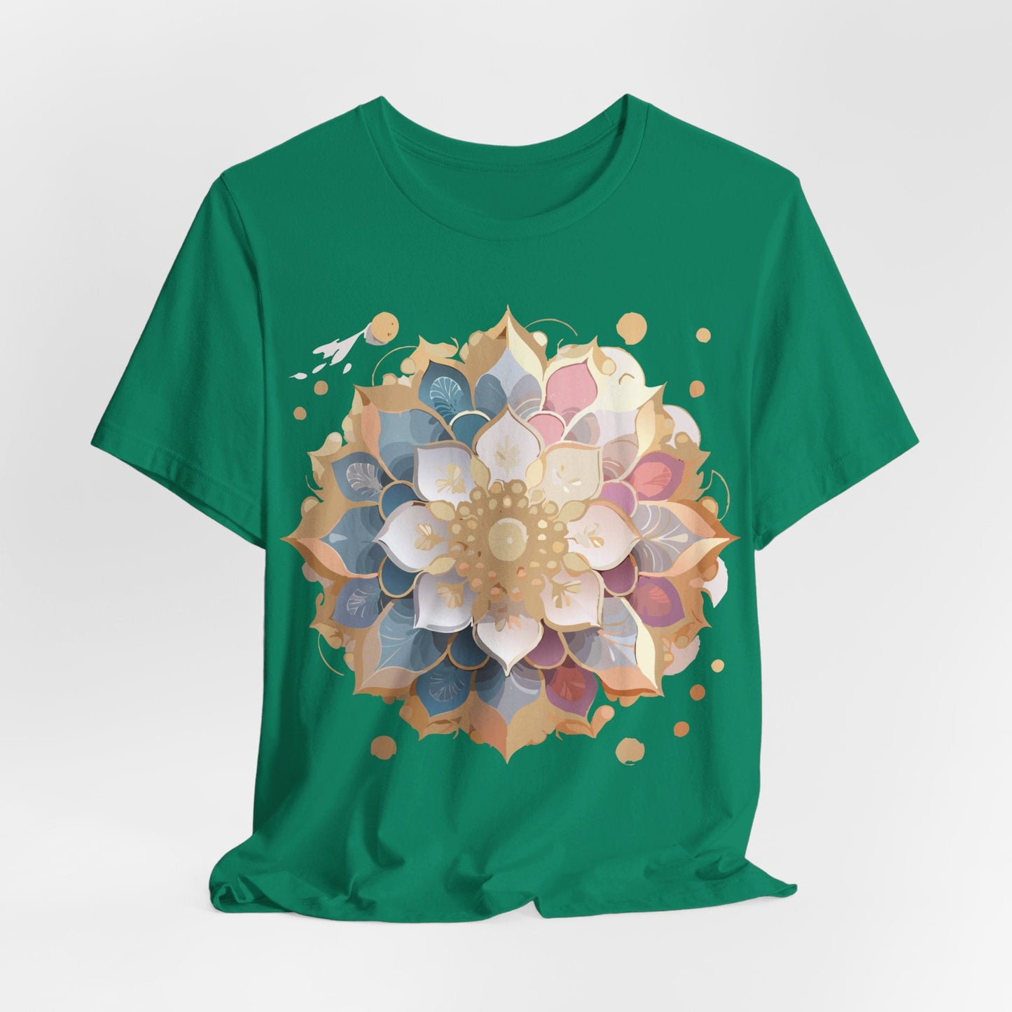 Mandala Graphic Tee Unisex Jersey Short Sleeve From Adelpha Vintage Inspired Artwork
