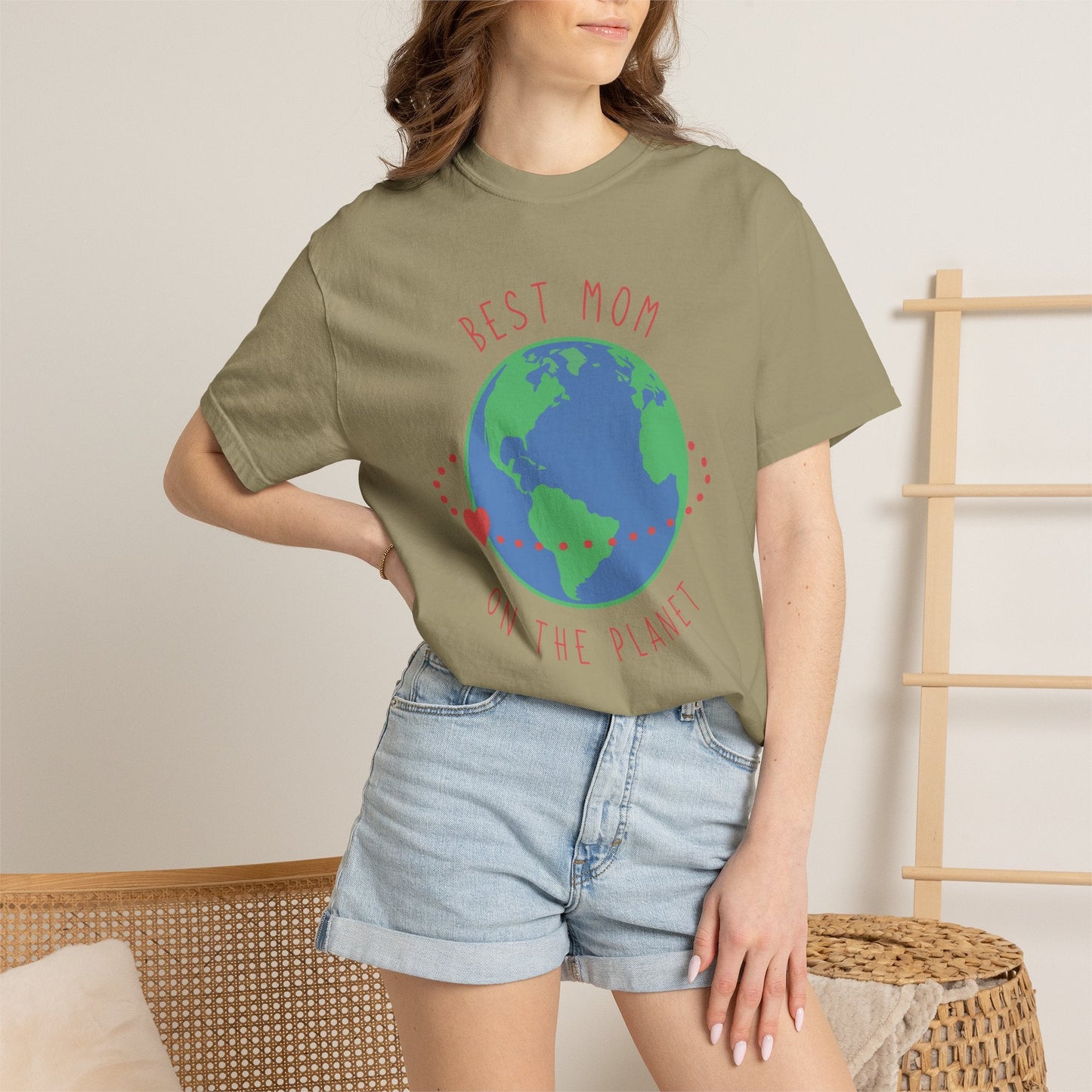 Mom T-shirt Mother's Day Mama Tee Unisex Comfort Colors Garment-Dyed Cotton h33