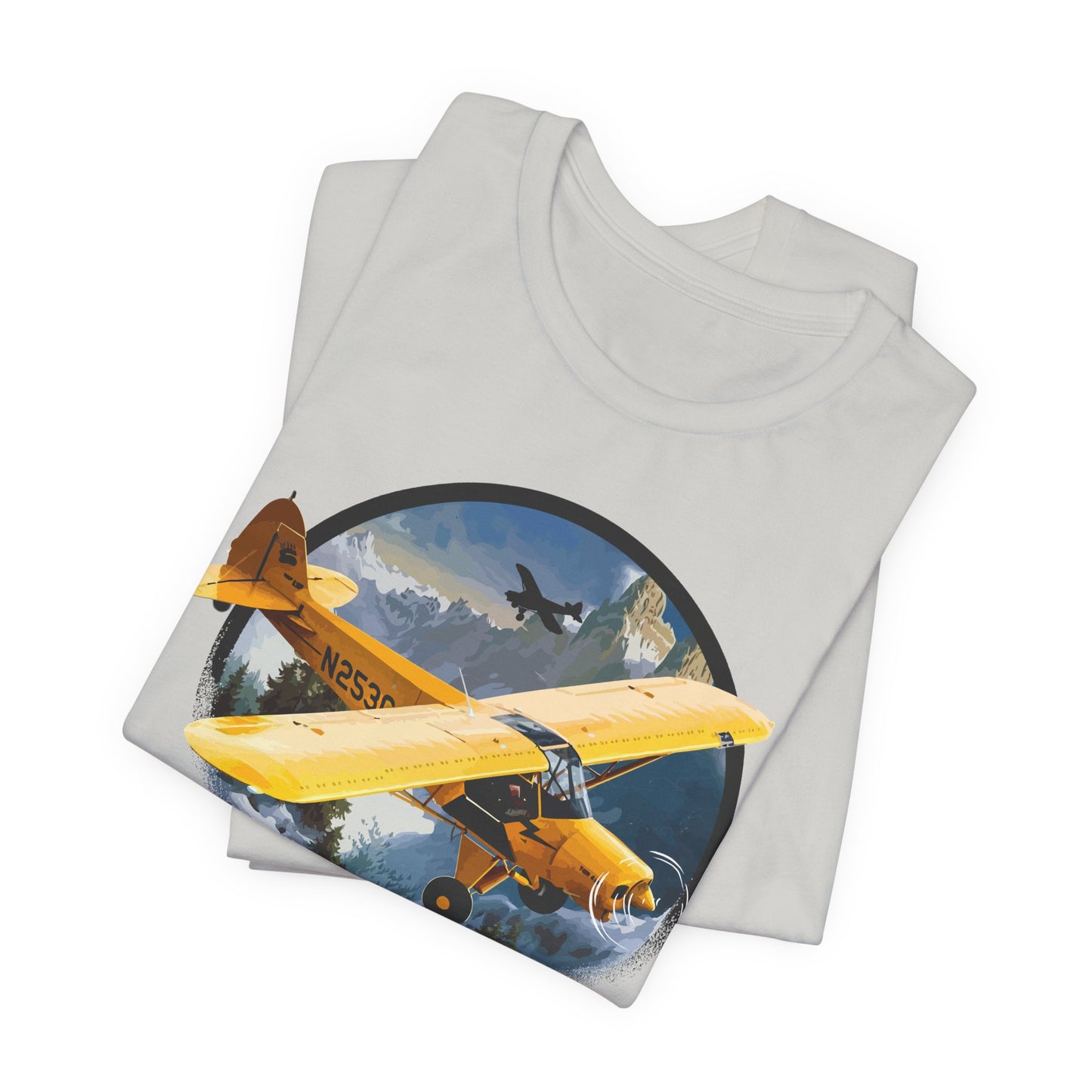 Retro Plane Graphic Design Tee, Plane Shirt, Vintage Tees, Art Design T-Shirt, Graphic Tee, Retro Art Shirts
