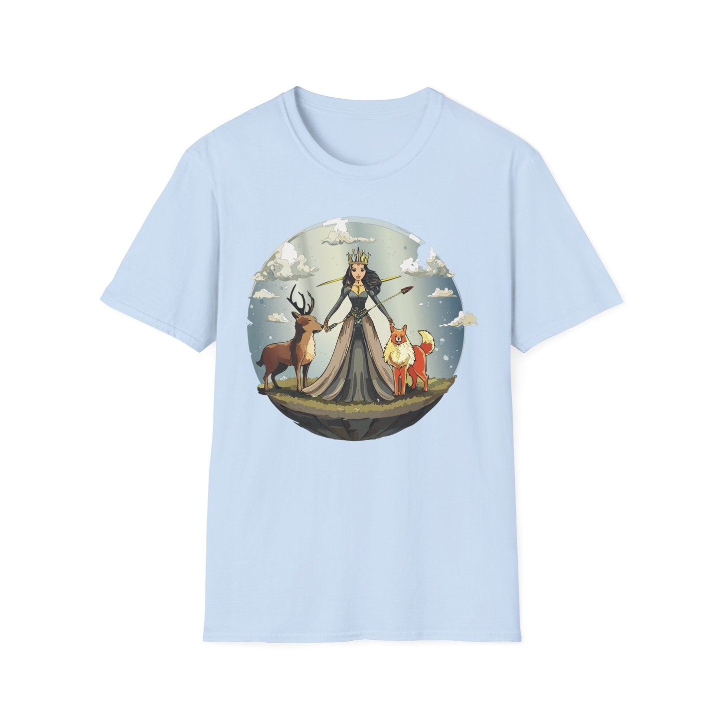 Womens Graphic T Shirt Art Design Tee Softstyle Gildan 64000 Cotton Comfort Fit Casual Wear