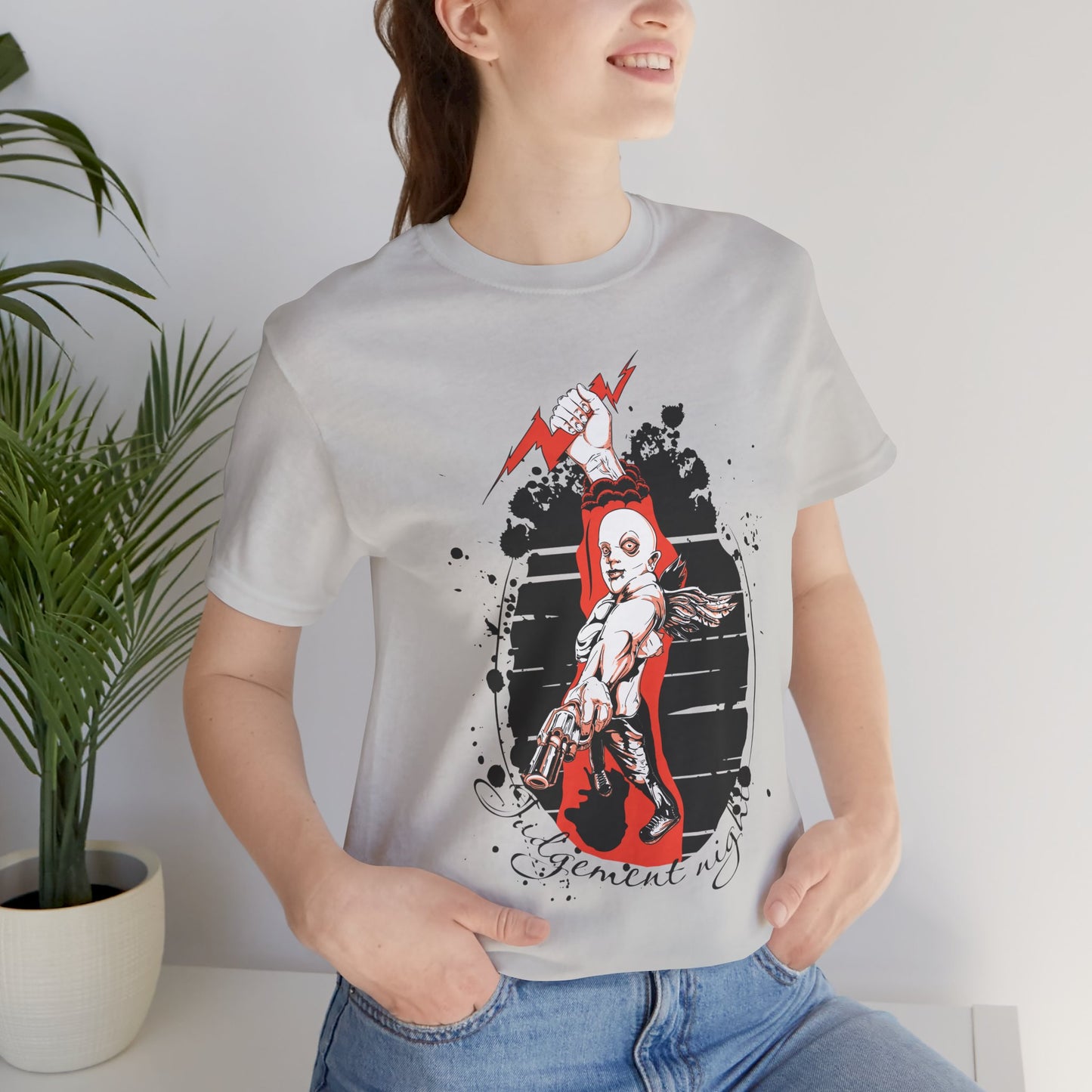 Judgment Night Tee, Artistic Tee, Graphic T-Shirt, Comic Tees, Artistic Comic T-Shirt, Vintage Top