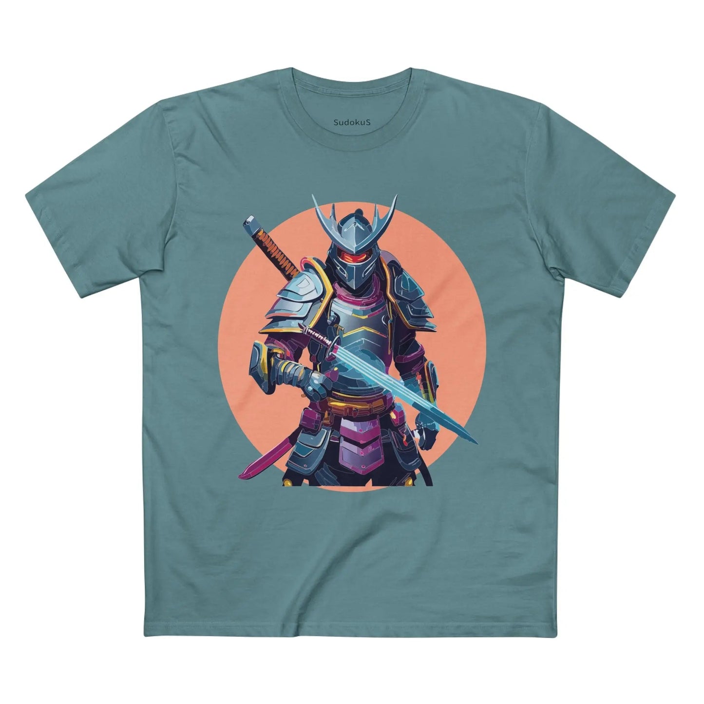 Samurai Graphic Unisex 100 Cotton Staple Tee 7