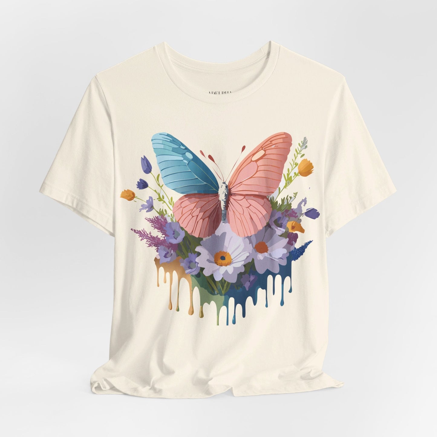 Butterfly Graphic Tee Unisex Art Design Shirt With Vintage Adelpha Artwork