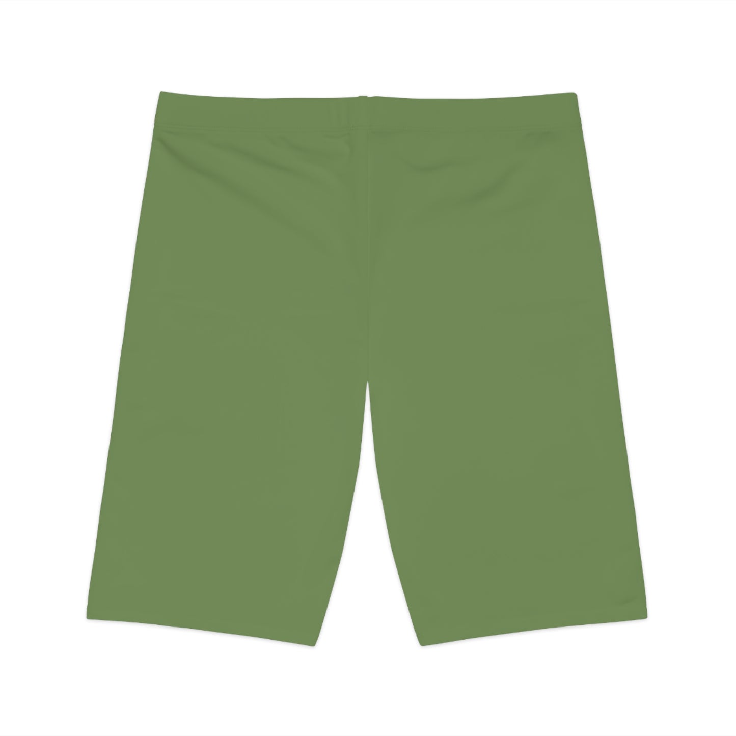 Green Color Biker Shorts, Green Biker Shorts