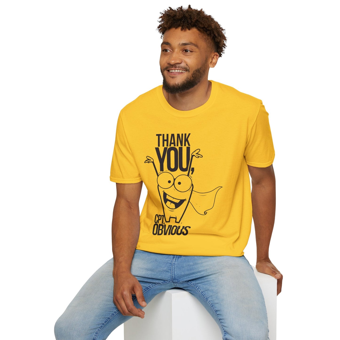 Cartoon T Shirt Animation Funny Tee Unisex Gildan Softstyle 64000 Ring Spun Cotton