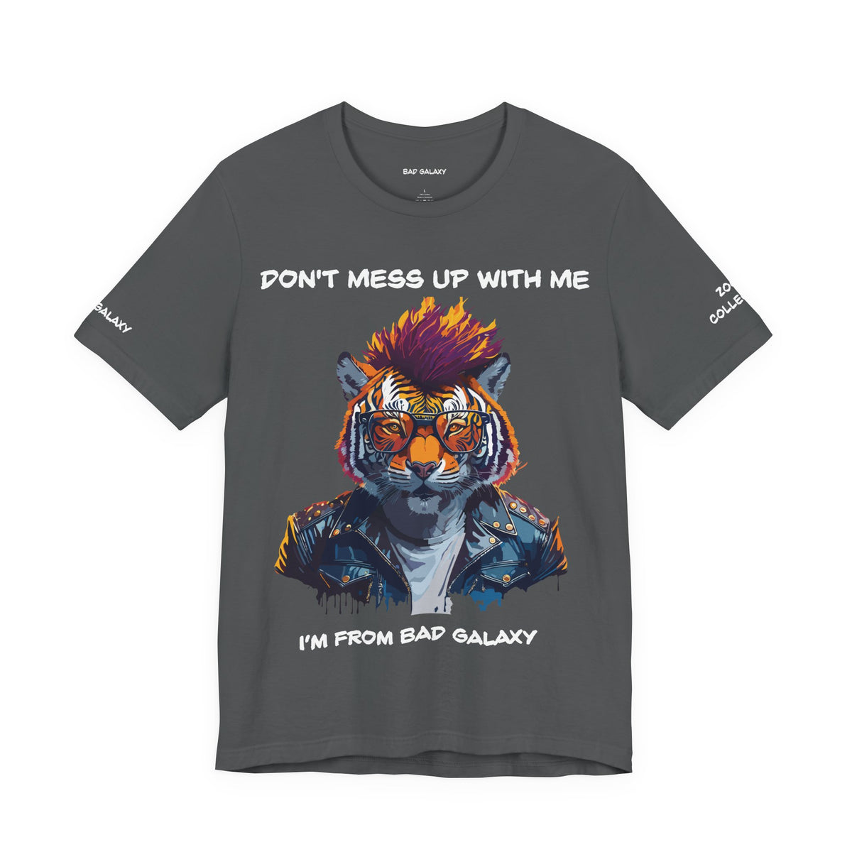 Animal Graphic Unisex Cotton Bella+Canvas Tee with Art Design b8