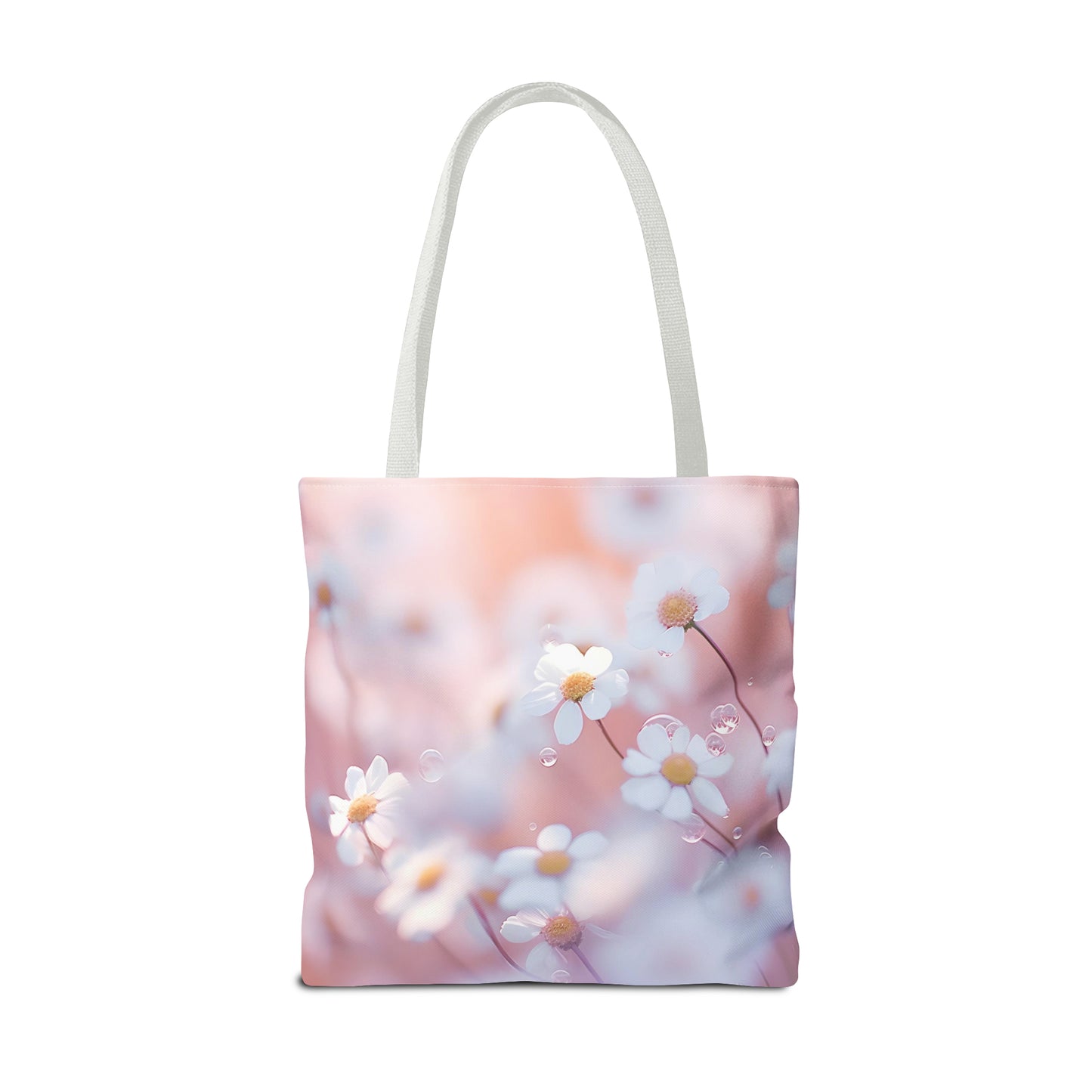 Bolsa de lona con estampados florales 