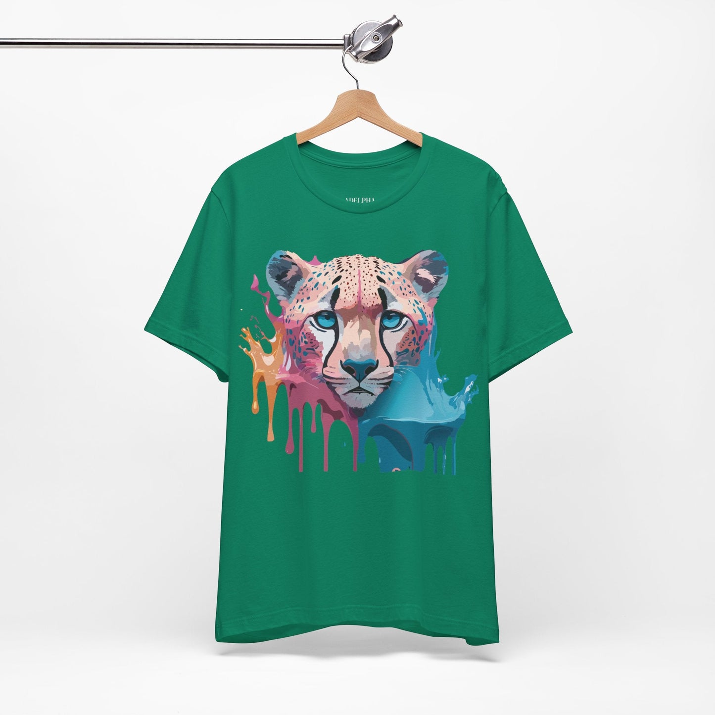 Adelpha Graphic Cheetah Shirt Unisex Vintage Inspired Graphic Tee Art Design