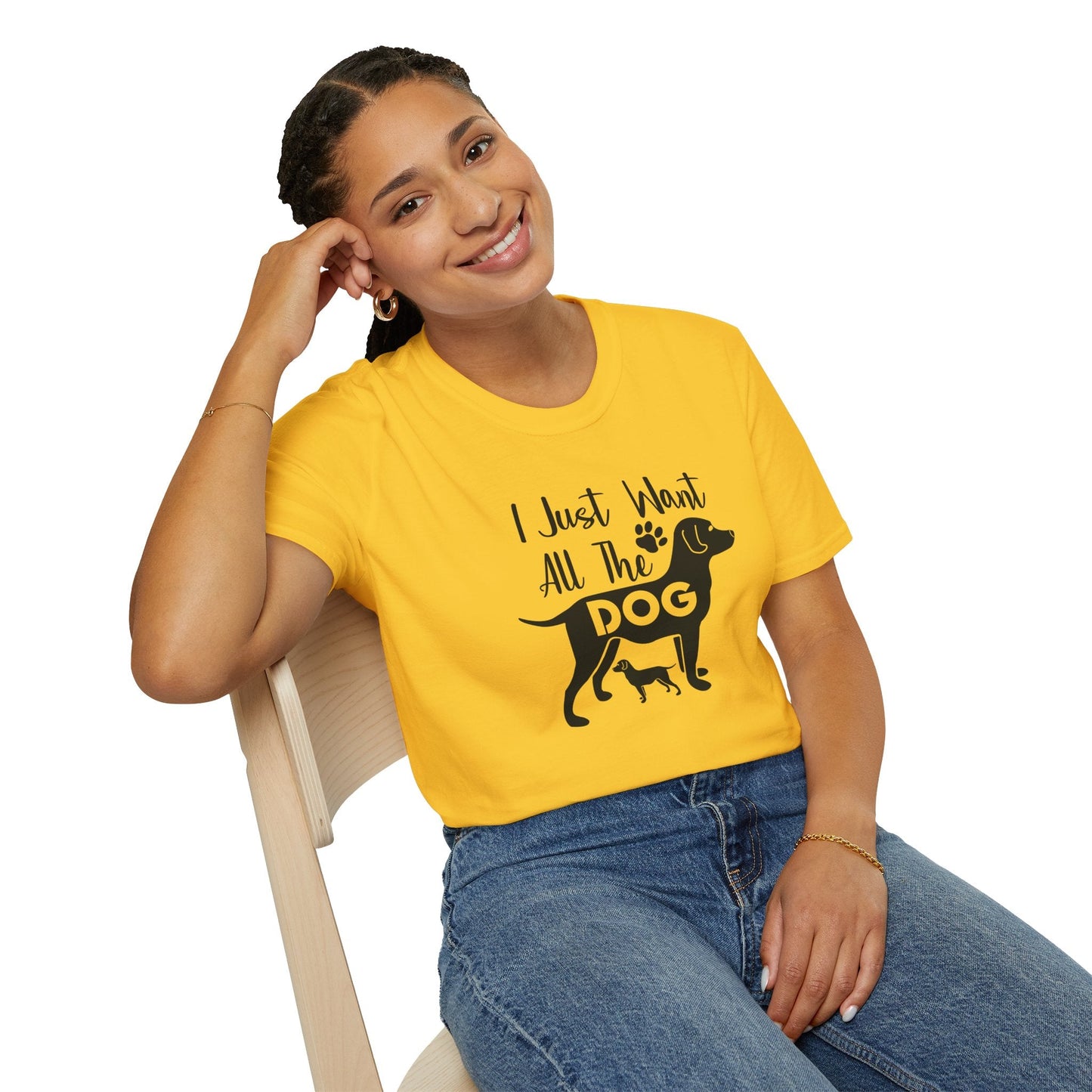 Dog Slogan T Shirts With Funny Quotes Unisex Gildan Softstyle 64000 Premium Cotton Tee