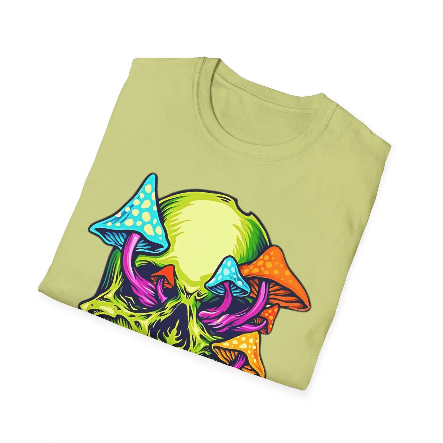 Skull Graphic Unisex Cotton T-shirt with Skeleton Artwork Design 19