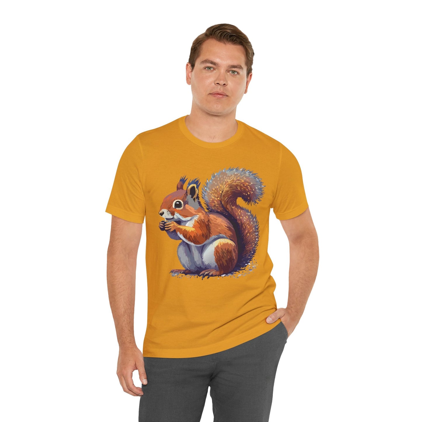 Unisex Animal Print Tee Shirt With Wild Animals Artwork Gildan Softstyle 64000 Cotton