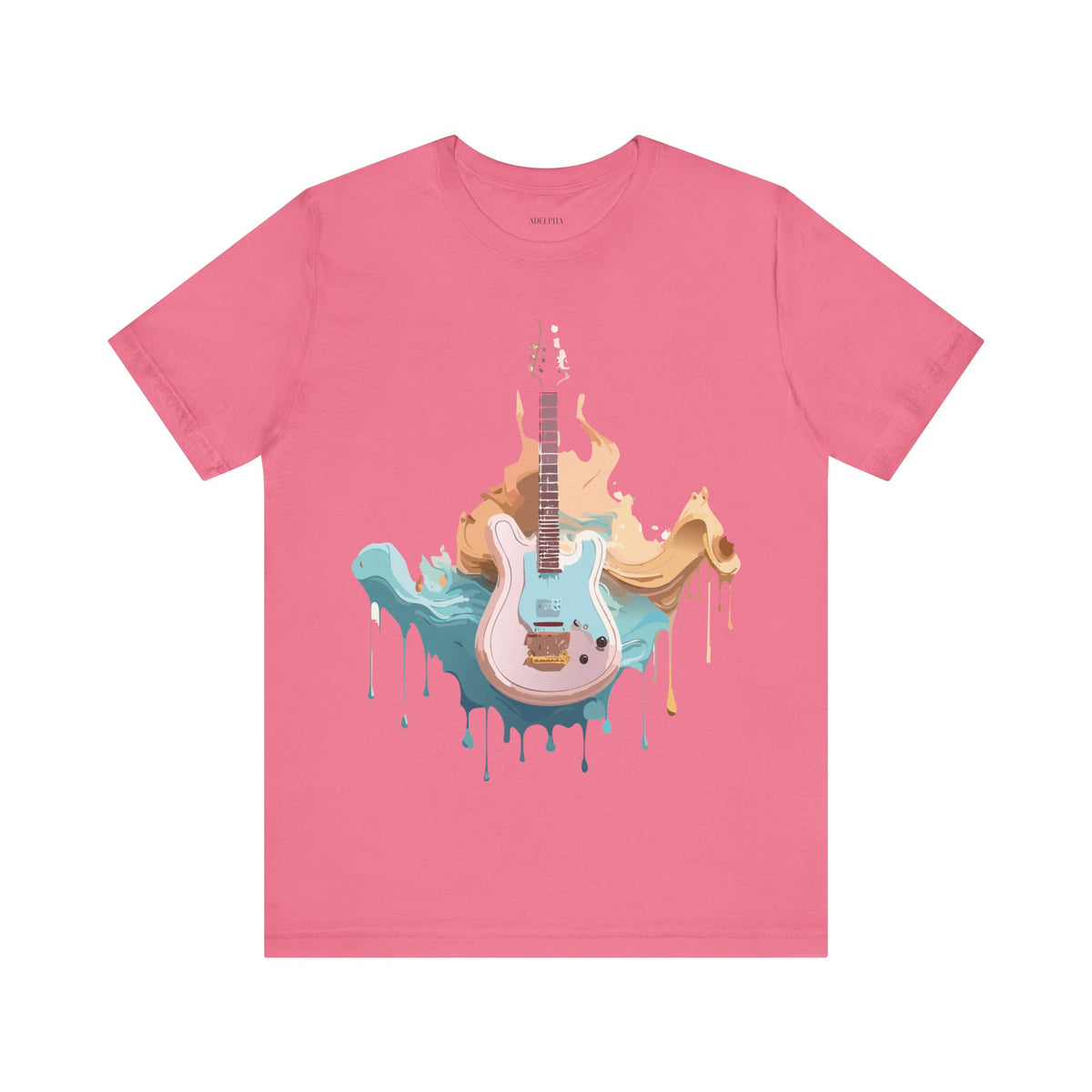 Music Graphic Unisex Cotton Bella+Canvas Tee with Art Design m134