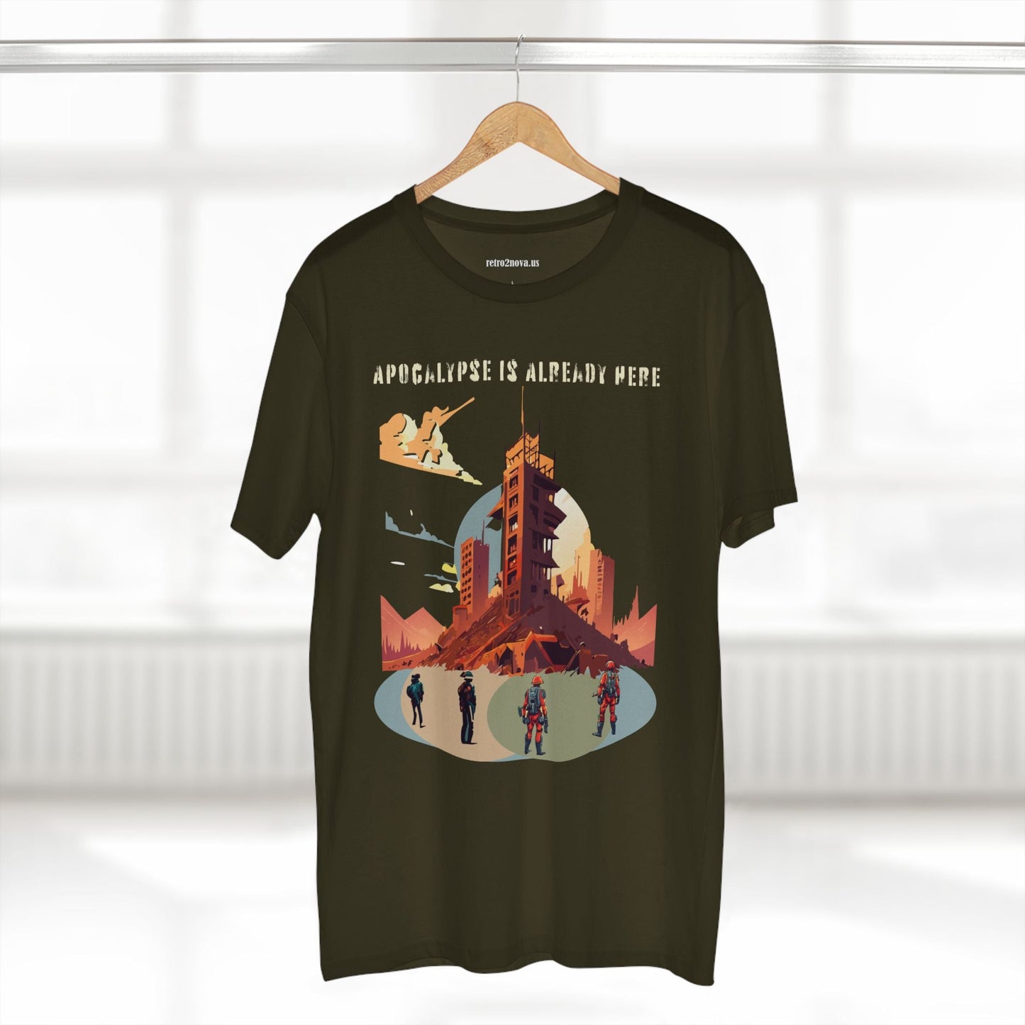 Cataclysm Doomsday Shirt Unisex Premium Cotton Tee With Original Retro Art Design