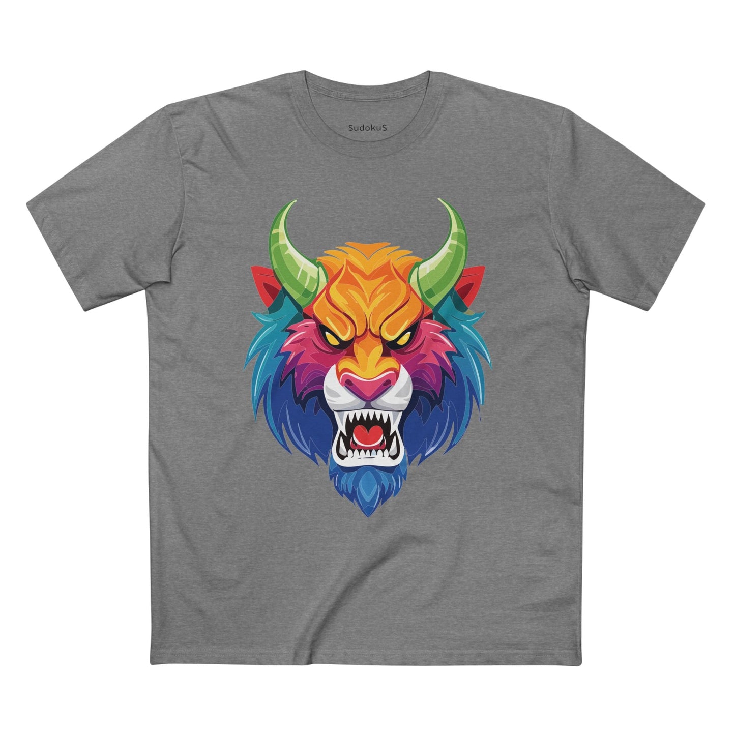 Cartoon Monsters Graphic Unisex 100 Cotton Staple Tee 22