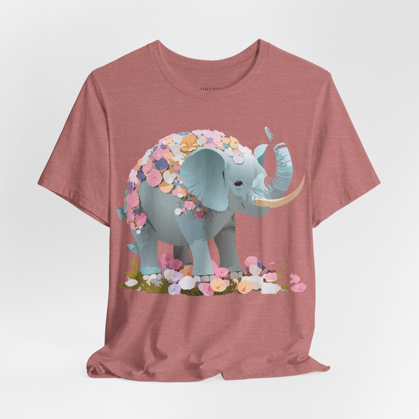 Elephant Graphic T Shirt From Adelpha Unisex Jersey Short Sleeve Vintage Inspired Art Design Tee