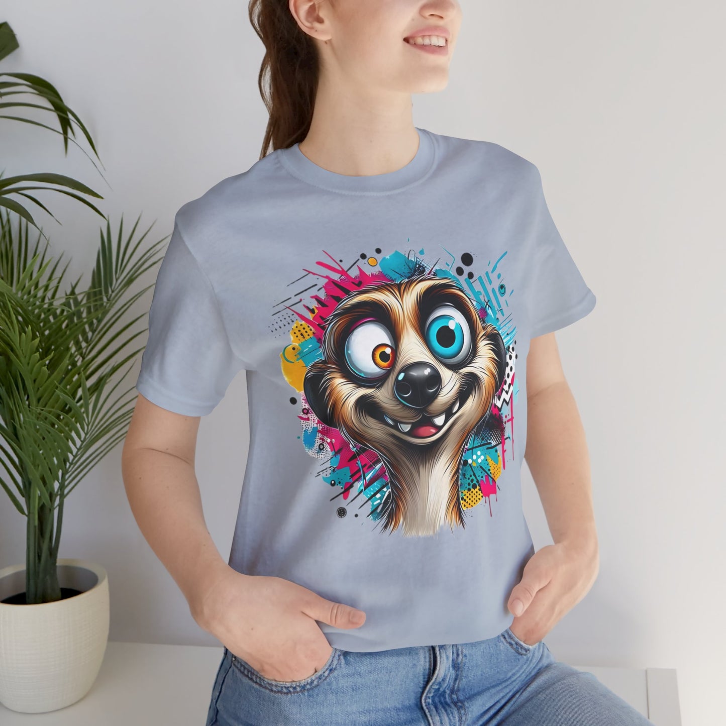 Squirrel Shirt, Funny Squirrel Tee Shirt, Funny Animal T-Shirt, Cartoon Top, Animal Tees, Art Design T-Shirt, Graphic Tee