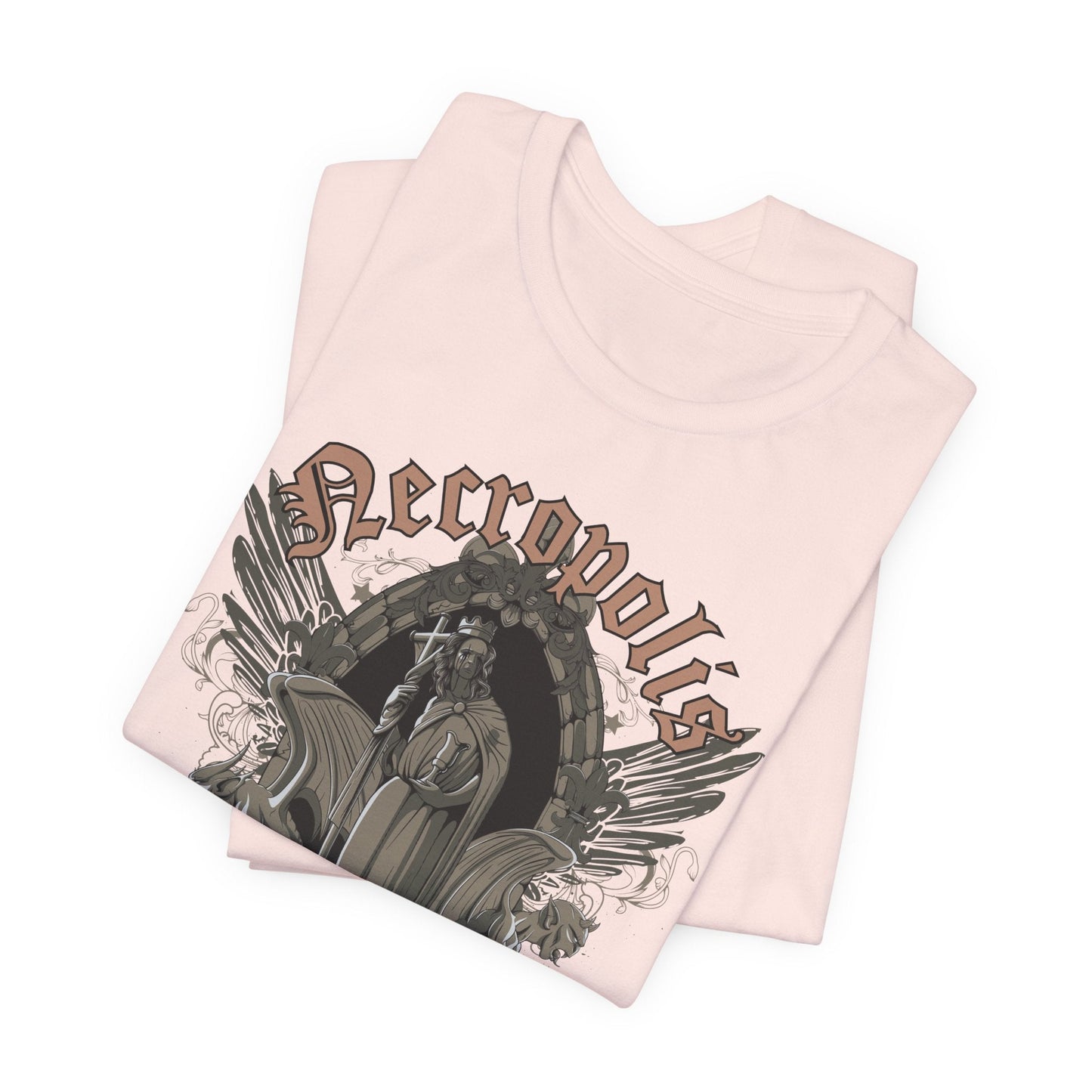 Gothic Skull Graphic Unisex Cotton T-Shirt r7