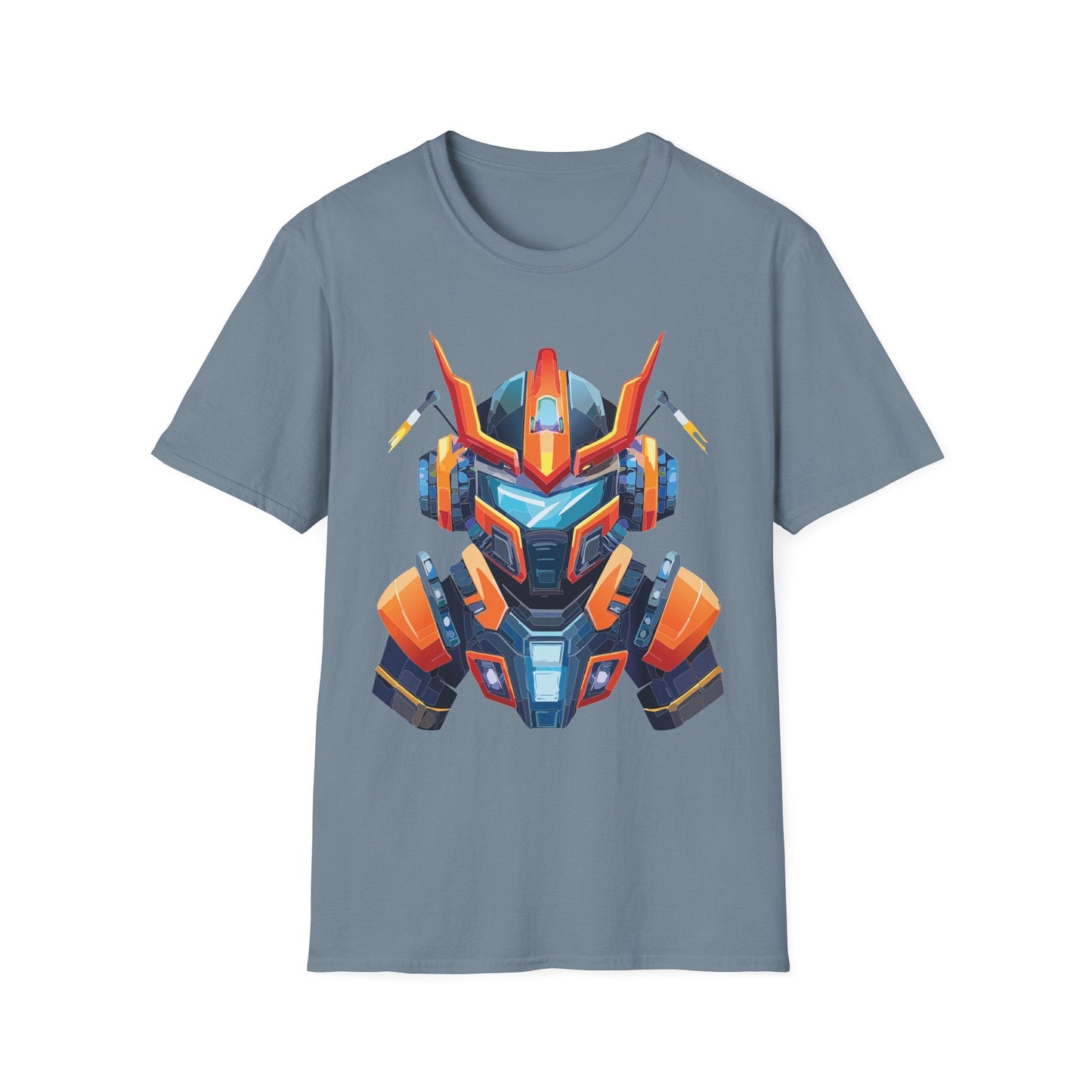 Cyborg Tee Unisex Robot Shirt Terminator Style 100 Percent Ring Spun Cotton Short Sleeve