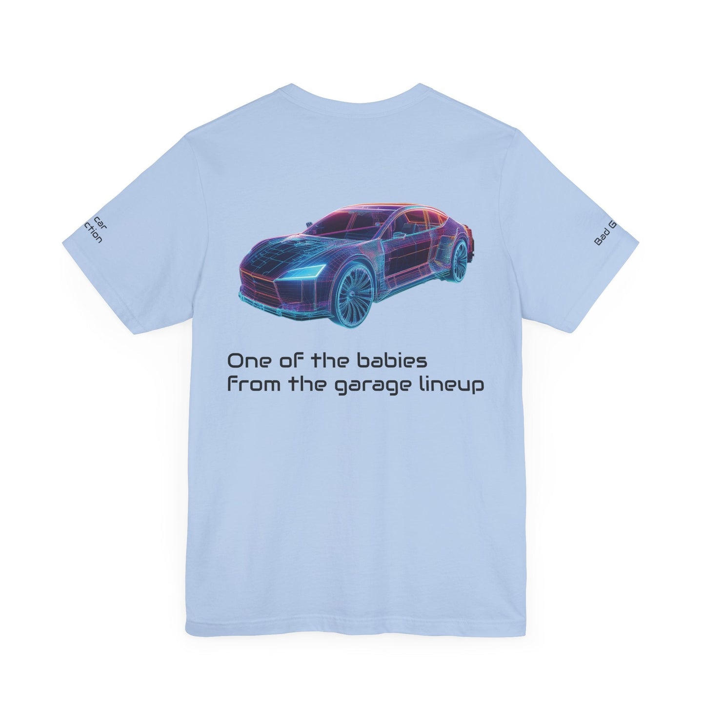 Car Graphic Tee Shirt 100 Percent Cotton Lightweight Car Tees From Bad Galaxy USA Made Guaranteed
