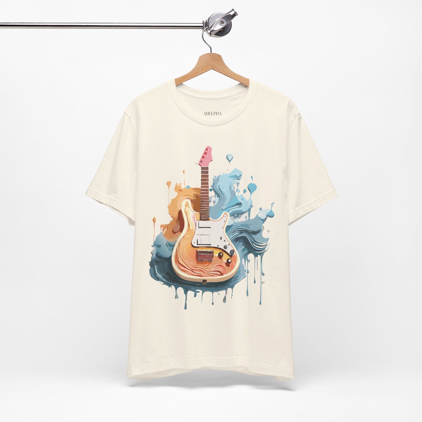 Adelpha Music Graphic T Shirt Unisex Jersey Short Sleeve Vintage Inspired Tee Art Collection