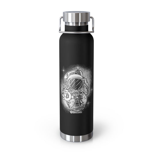 22oz Copper Insulated Water Bottle with Cartoon Design - CV4
