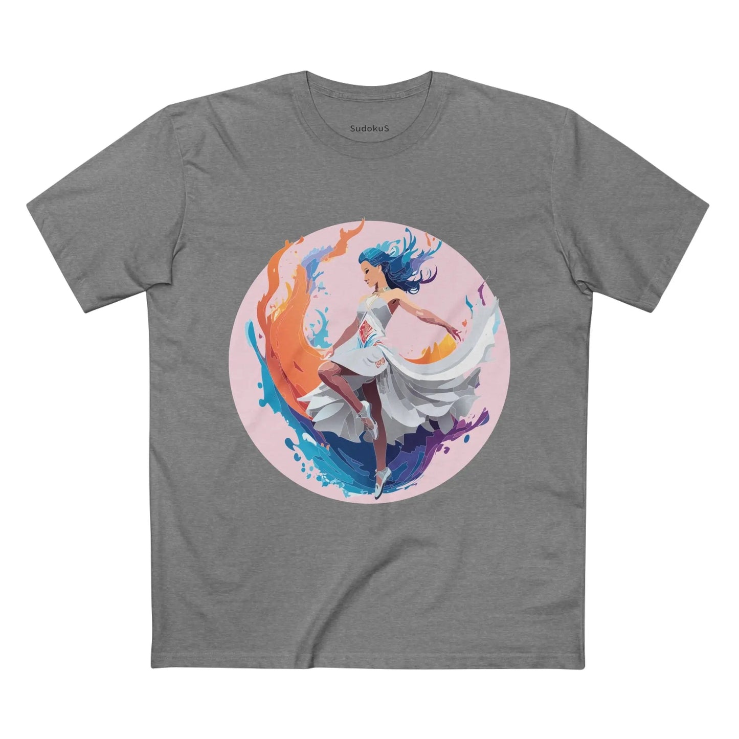 Dancer Graphic Unisex 100 Cotton Staple Tee 2