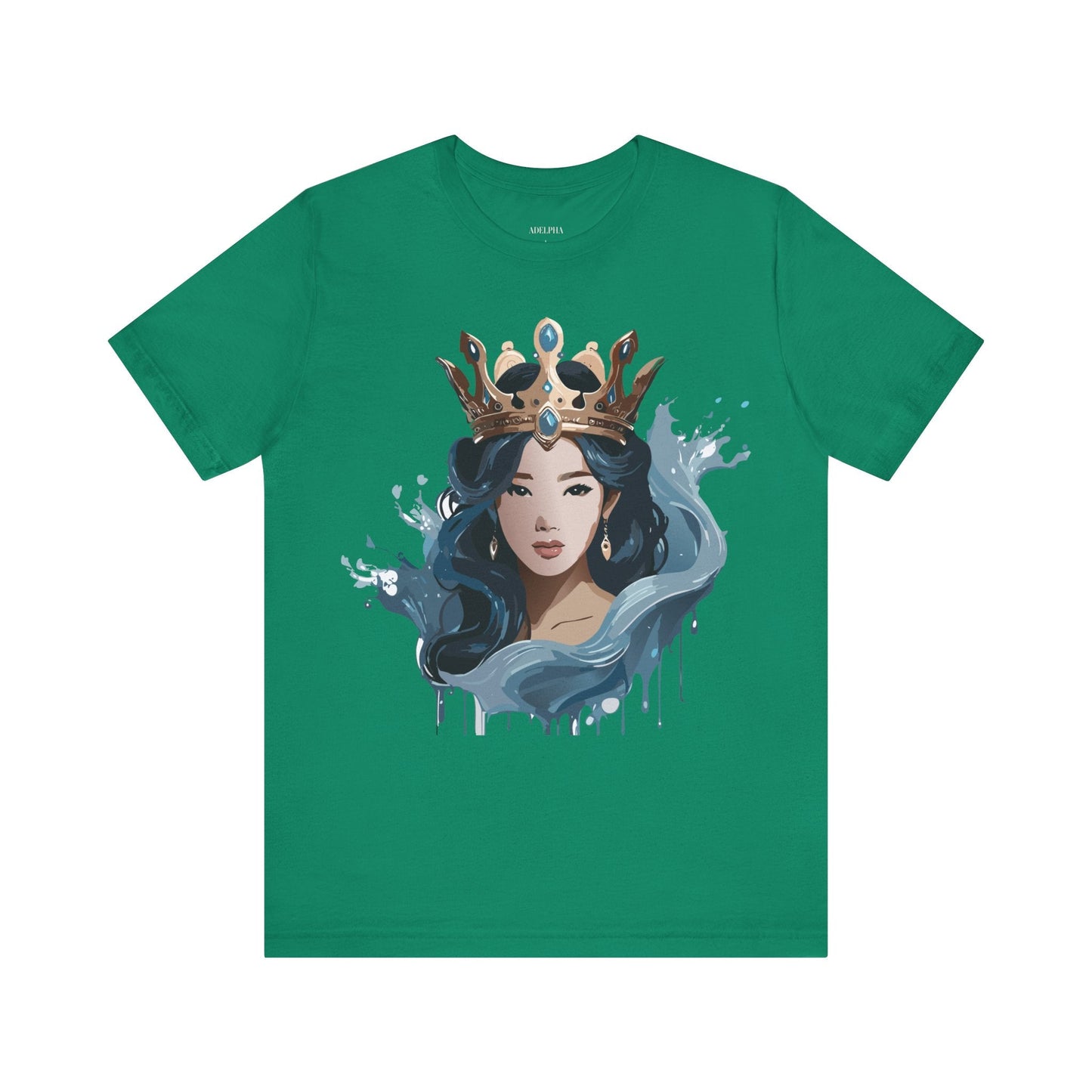 Queen Graphic Tee Unisex Vintage Inspired Art Design Shirt By Adelpha Jersey Short Sleeve