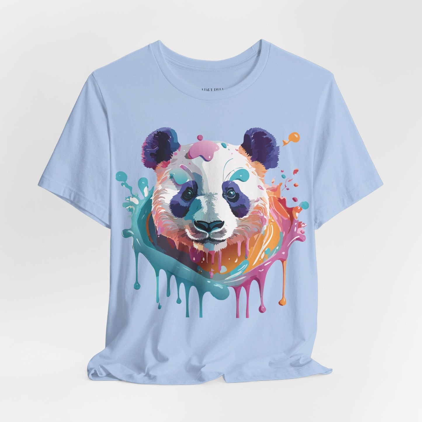 Panda Graphic Tee Unisex Vintage Inspired Art Design By Adelpha Premium Jersey Short Sleeve