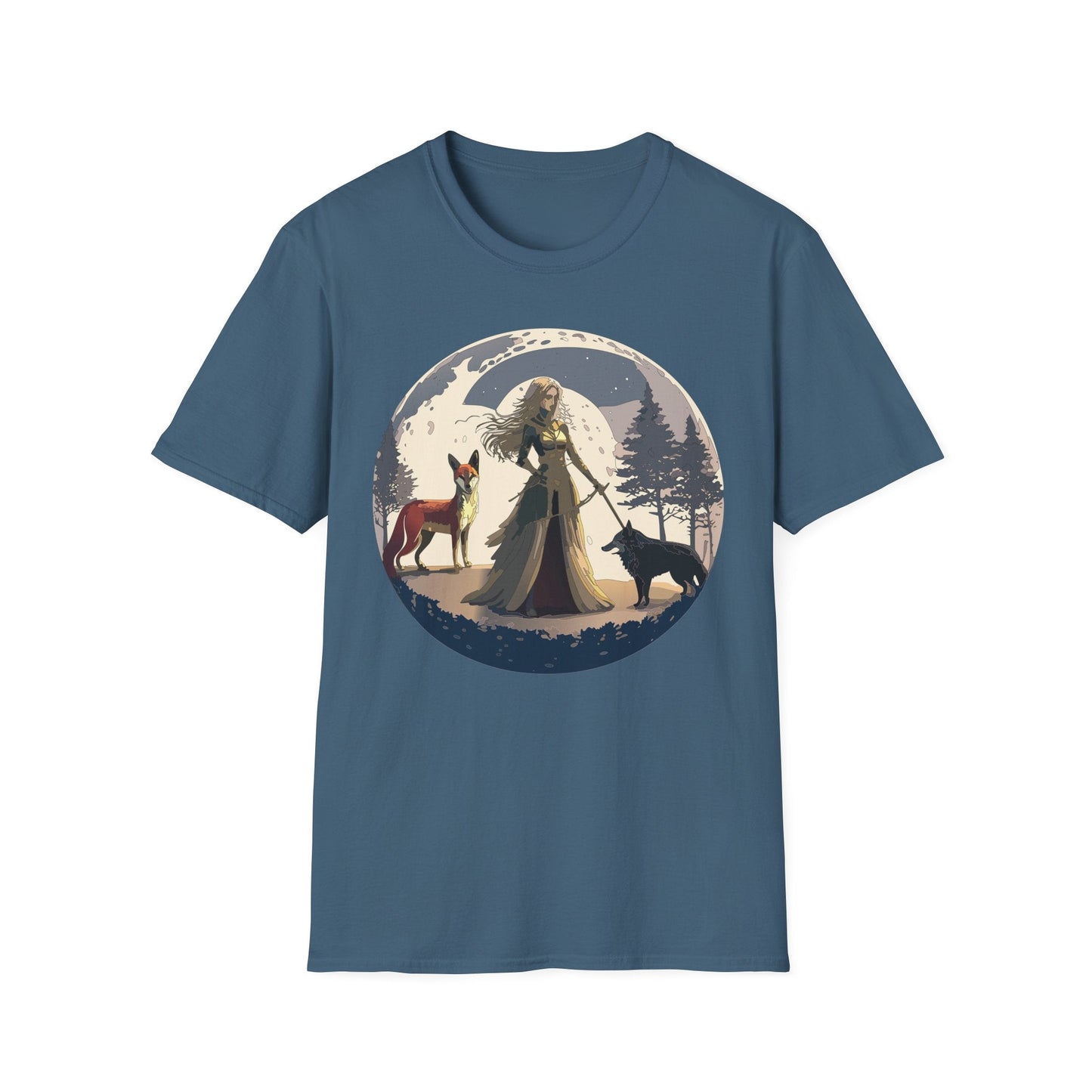 Womens Graphic T Shirt Art Design Tee Softstyle 64000 Gildan Unisex Short Sleeve