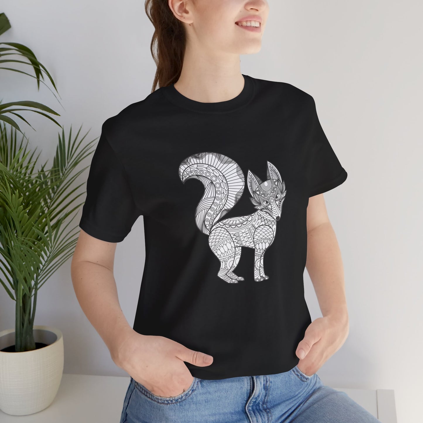 Camiseta unisex con estampado de animales 