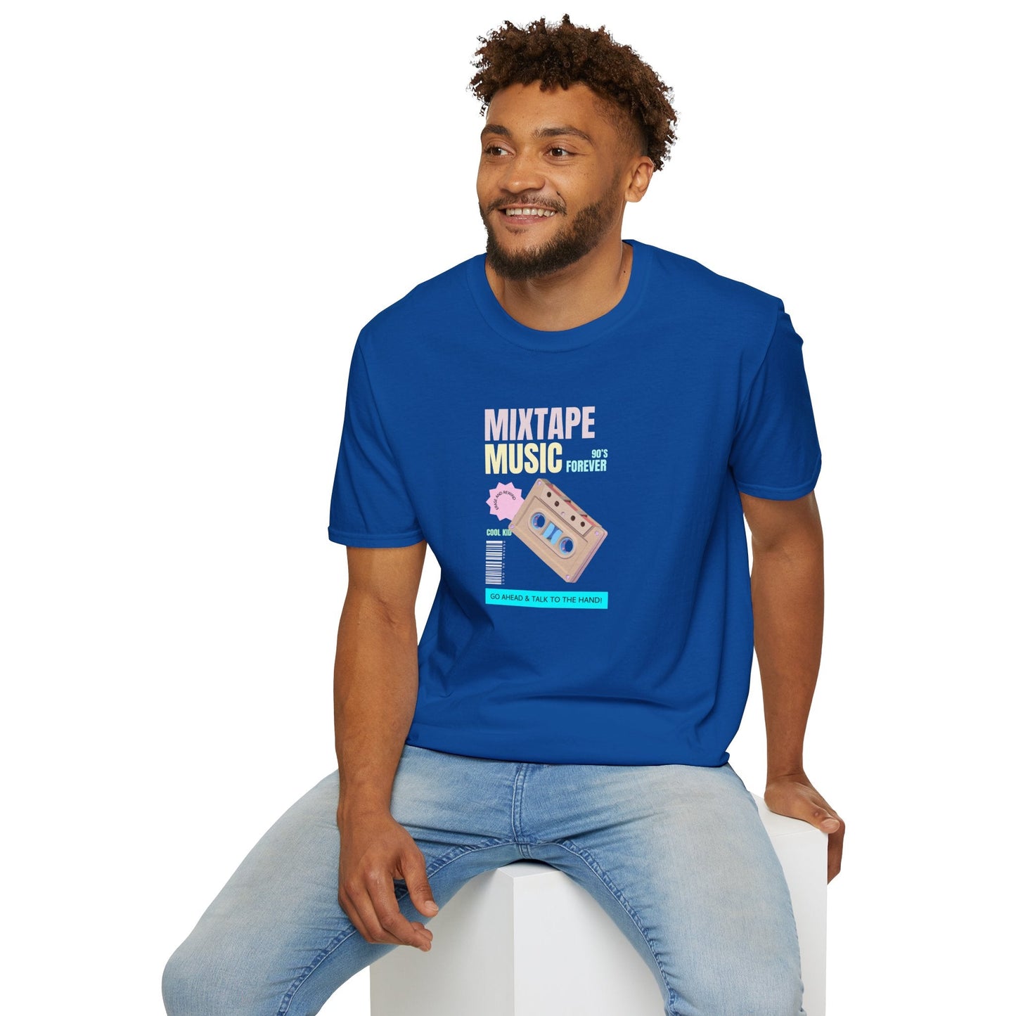 Mixtape Music T-Shirt Unisex Cotton Retro Cassette Graphic Tee