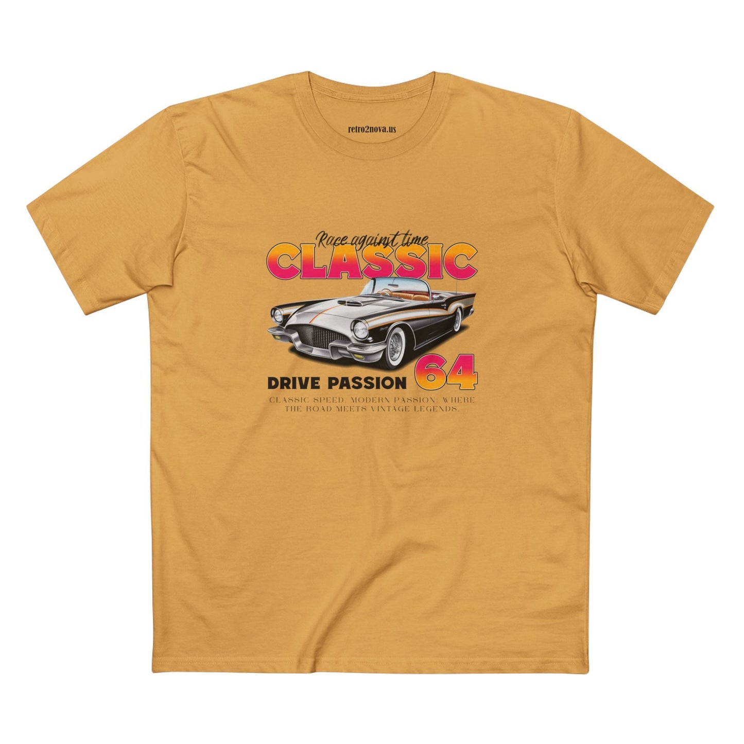 Retro Car Shirts Vintage Car Shirts Unisex Premium Cotton Tee With Original Art Design RC 16