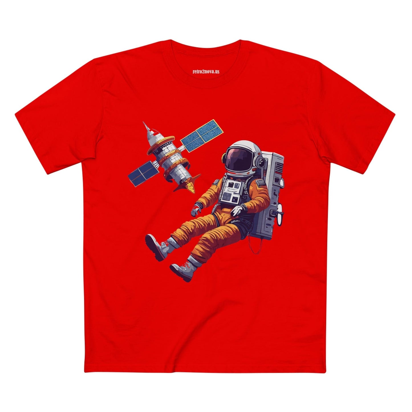 Cosmos Astronaut Shirt CS37 Unisex Premium Cotton Original Art Tee Retro2Nova Edition