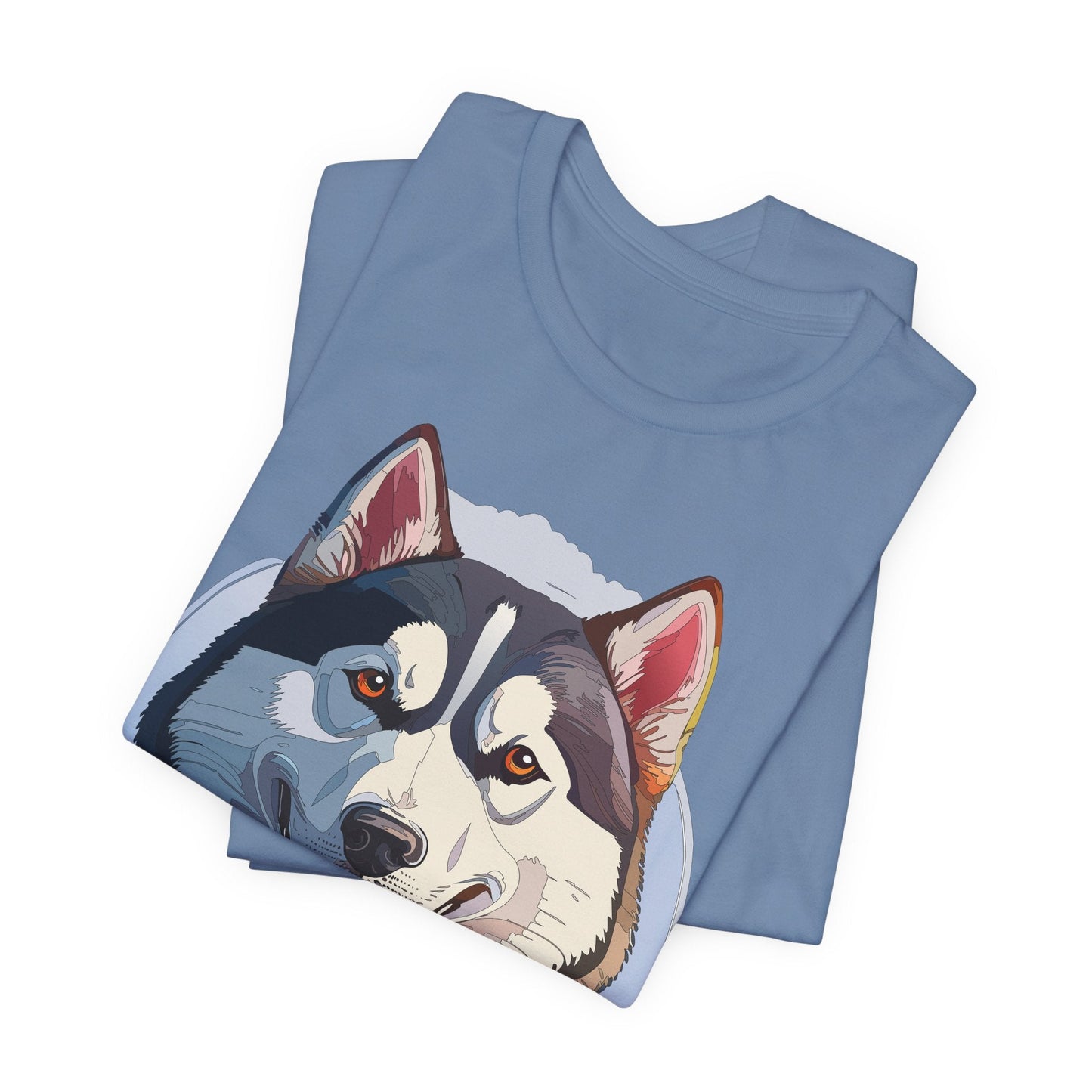 Unisex Animal Shirt Art Design Tee With Wild Animals Graphic Print Short Sleeve Style